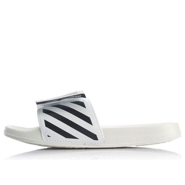 Тапочки sports fashion series disney mickey crossover lightweight stylish white black slippers Li-Ning, белый