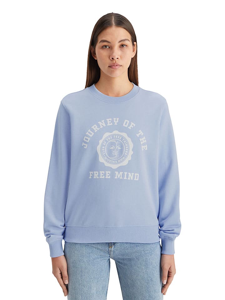 

Толстовка Scotch & Soda, светло-синий