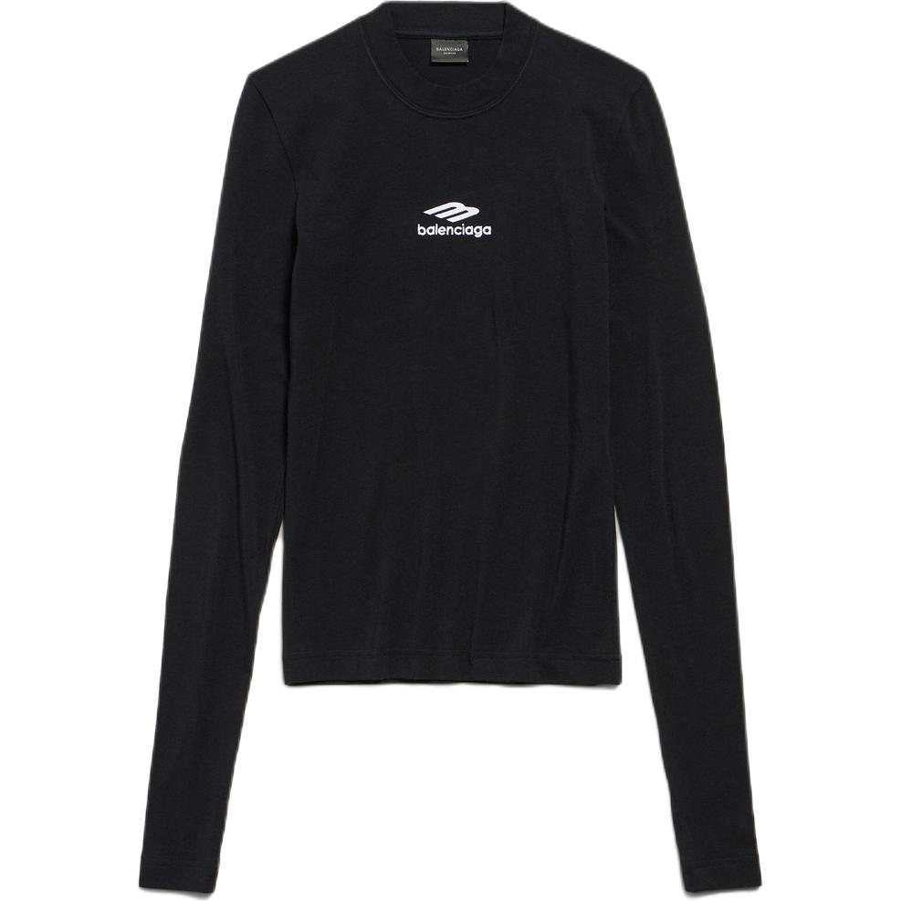 

Футболка FW25 для женщин Regular Fit Balenciaga, черный/белый