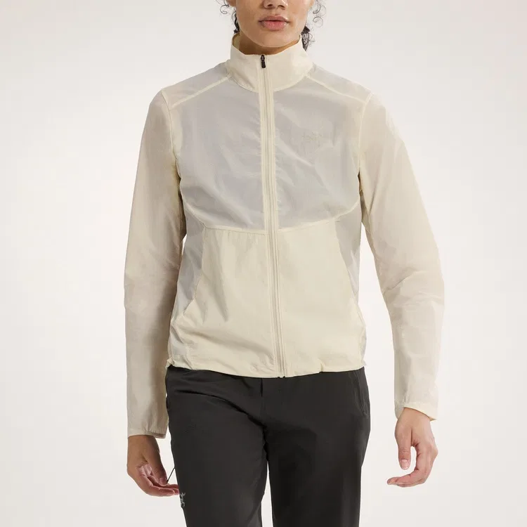 Ветровка женская Moderate Wind Shell Arcteryx, Driftwood White/Sea Salt — фото 4