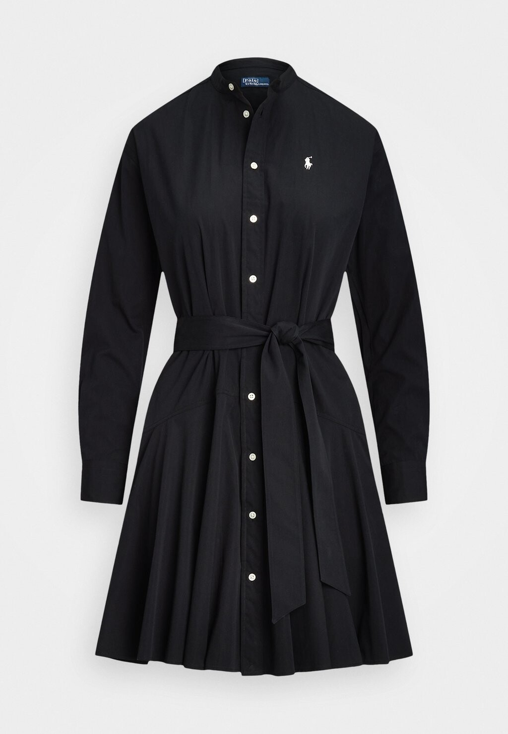 

Платье-блузка PANELED COTTON SHIRTDRESS Ralph Lauren, черный