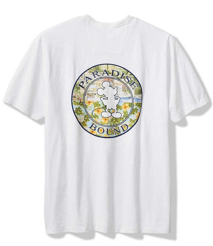 

Футболка Tommy Bahama с короткими рукавами Paradise Bound Lux, белый