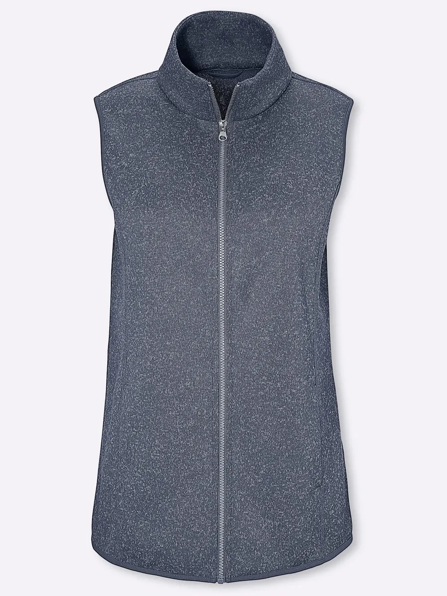 

Флисовый жилет Classic Basics, цвет Taubenblau-Grau-Meliert