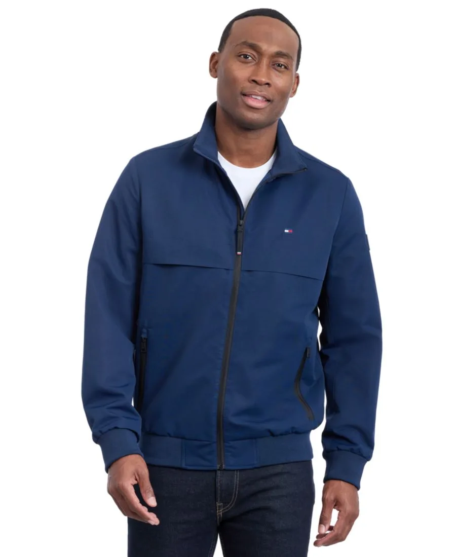 Мужская водостойкая куртка для яхтинга, стандартного кроя Tommy Hilfiger, темно-синий — фото 2
