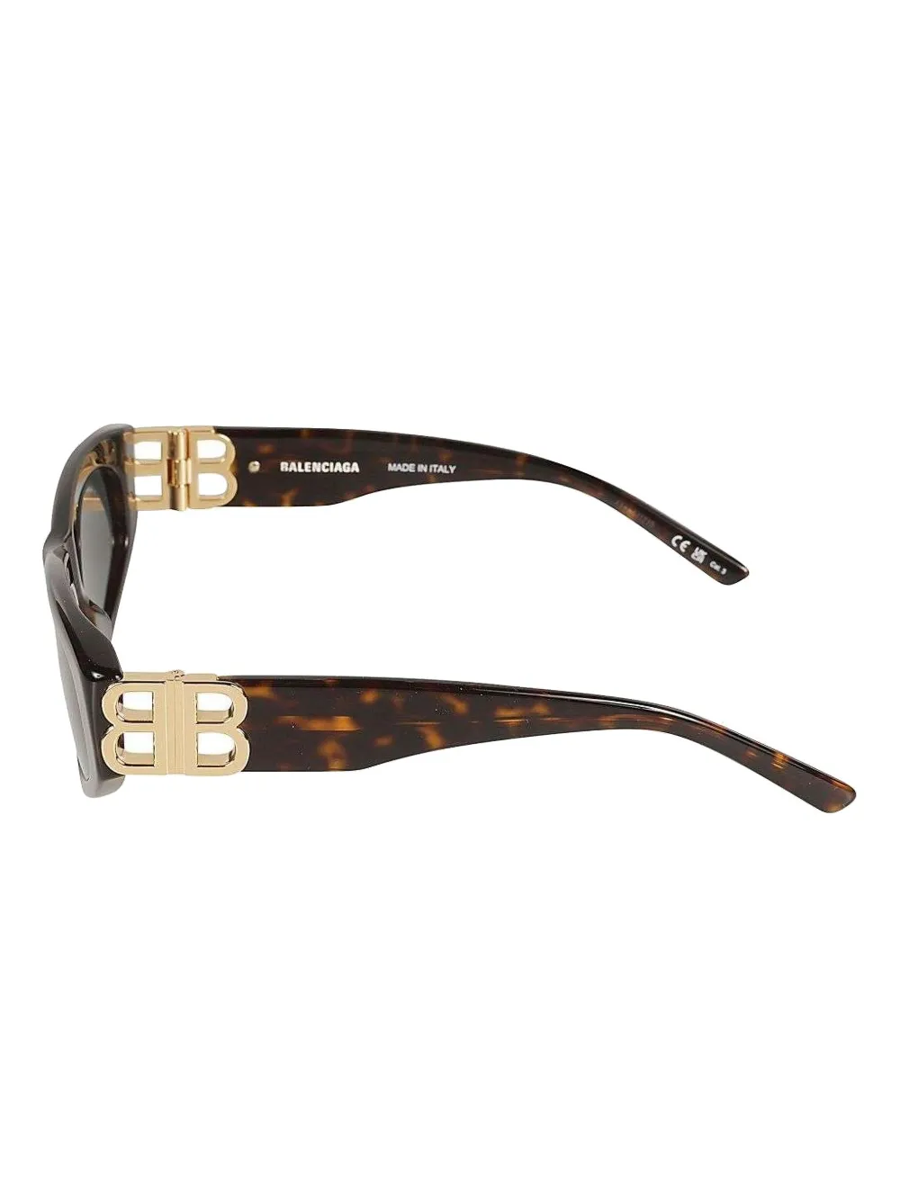 Солнцезащитные очки Dynasty в оправе 'кошачий глаз' Balenciaga Eyewear, коричневый — фото 3