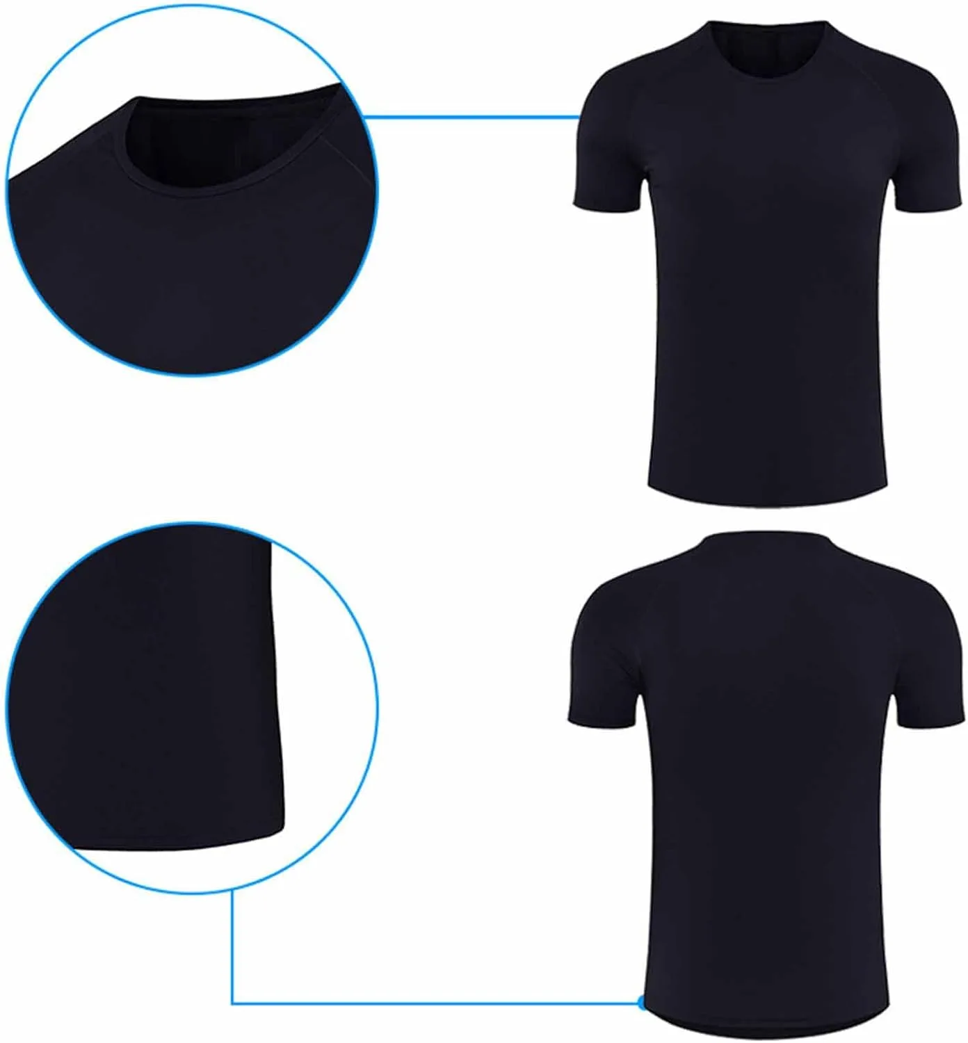 Футболка для тренировок мужская Quick Dry, Stretchy — фото 4