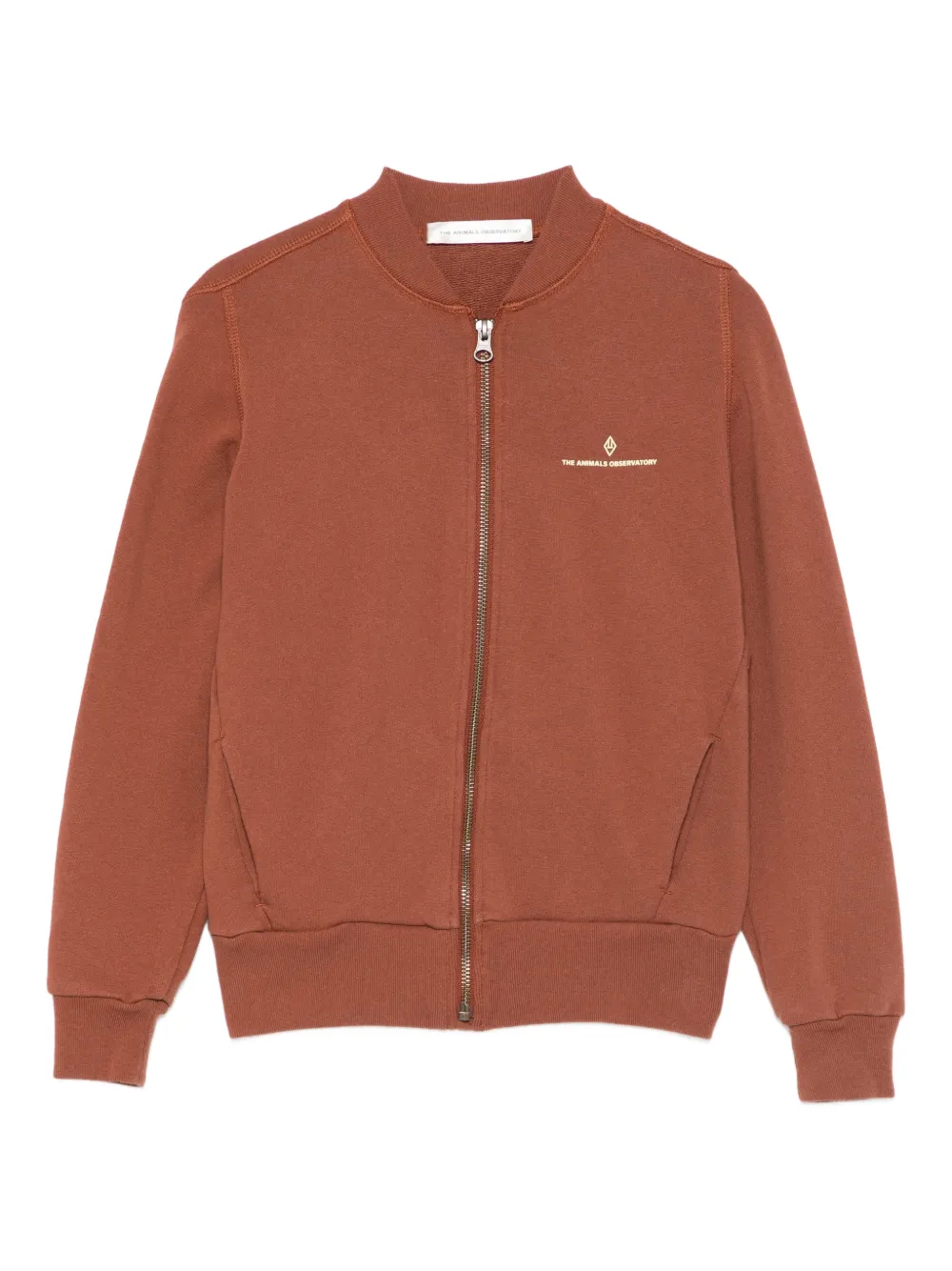

Свитер на молнии с принтом The Animals Observatory, коричневый