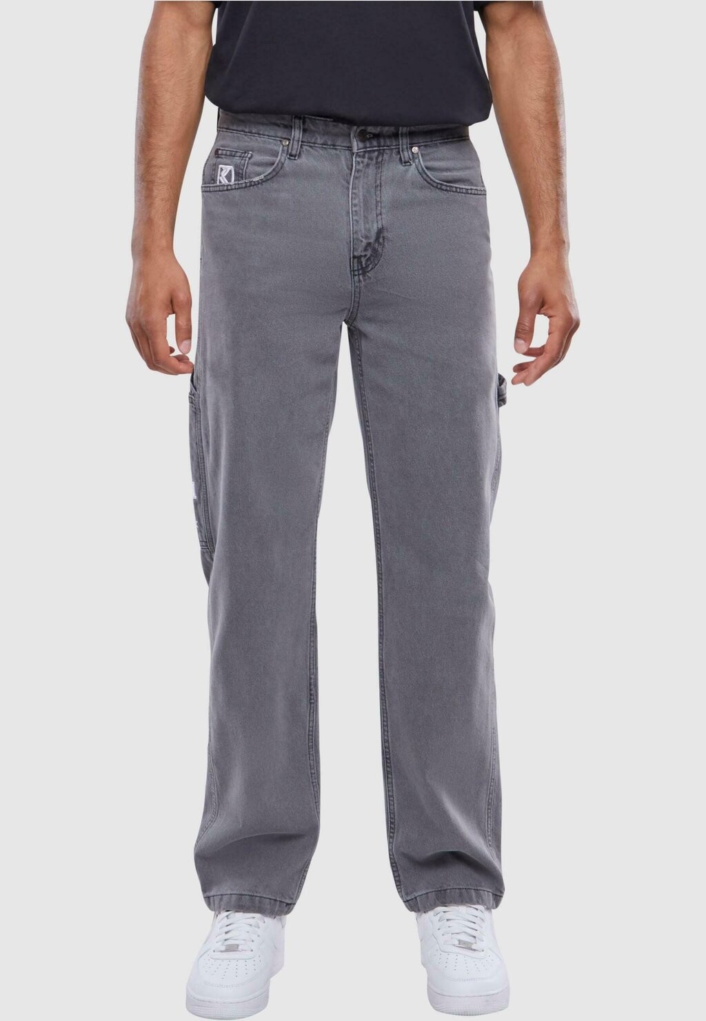 

Джинсы-сигареты RETRO BAGGY WORKWEAR Karl Kani, светло-серый
