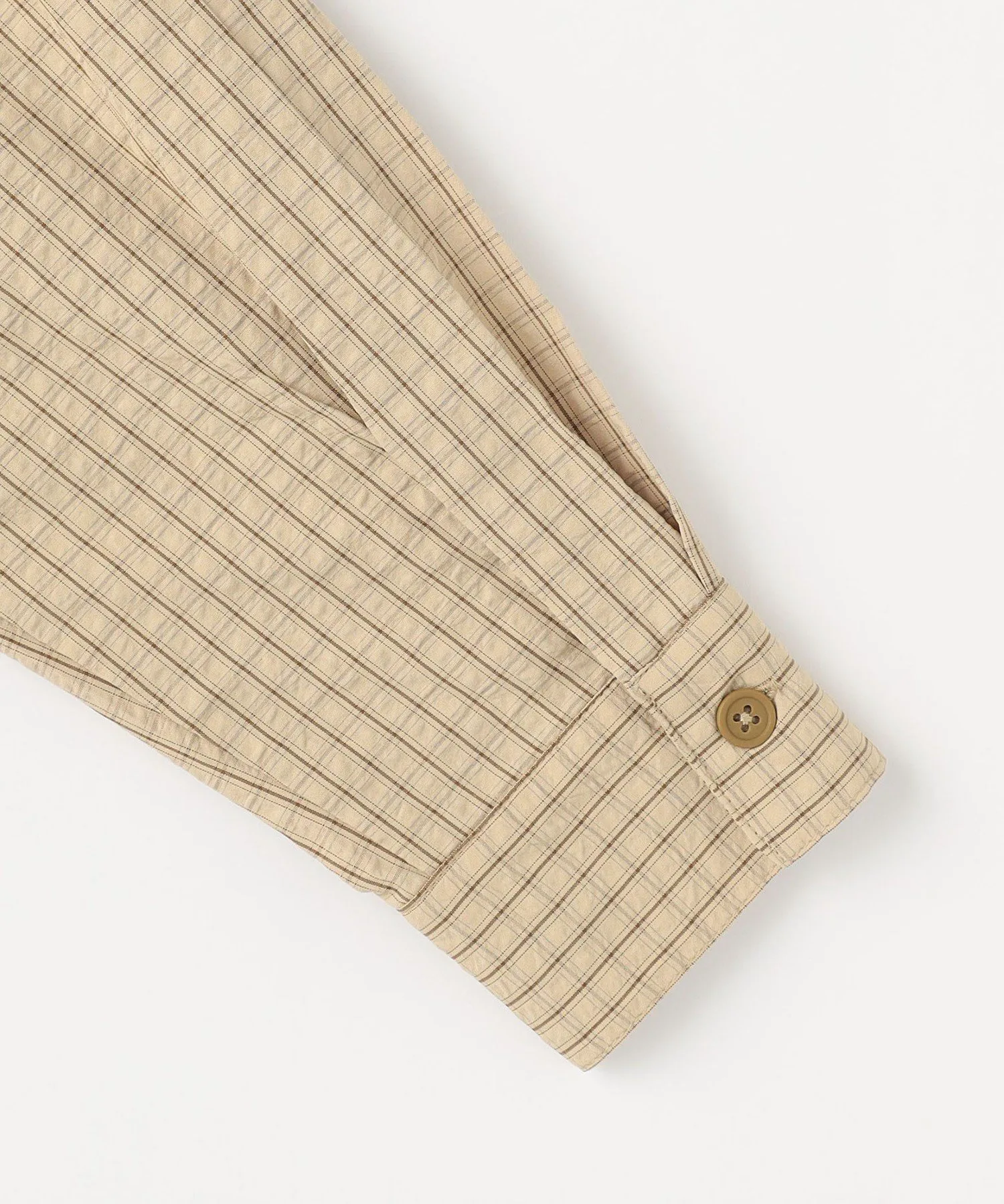 Рубашка с клетчатым узором / Детская 100-130 см United Arrows Green Label Relaxing, BEIKI — фото 4