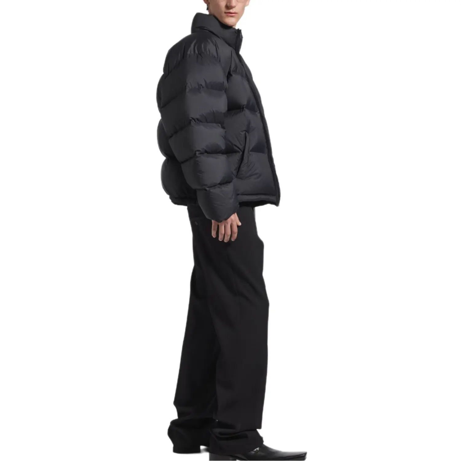 Куртка Balenciaga Standard Puffer, черный — фото 4