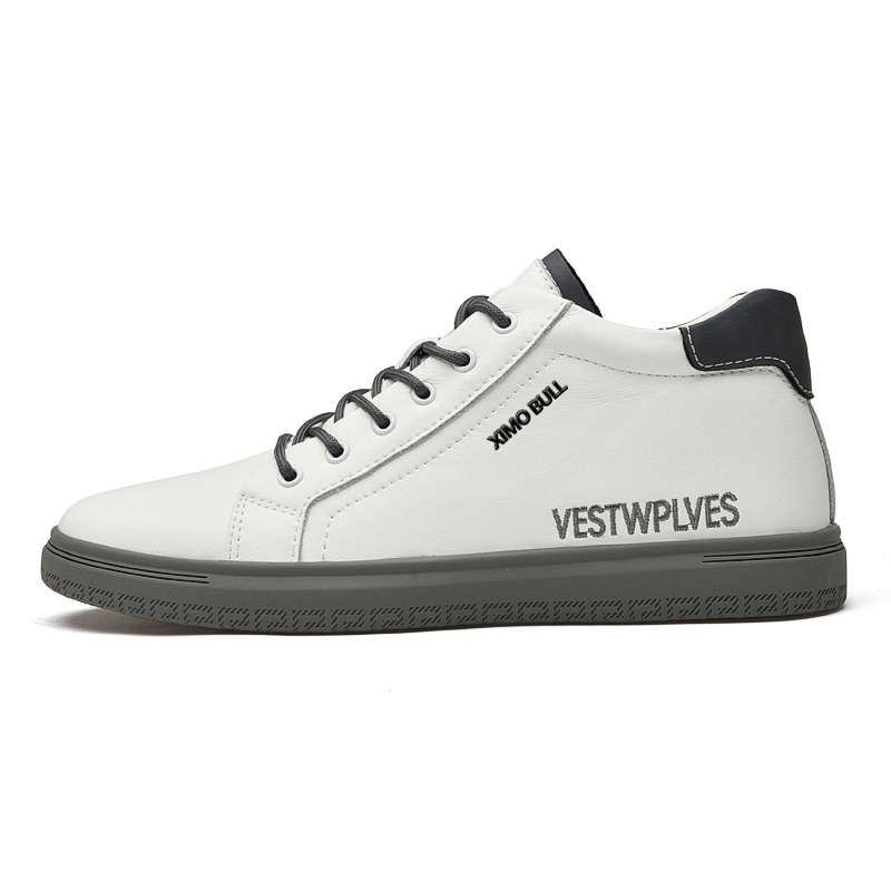 

Мужские низкие амортизирующие кроссовки для скейтбординга XIMO BULL, White Gray