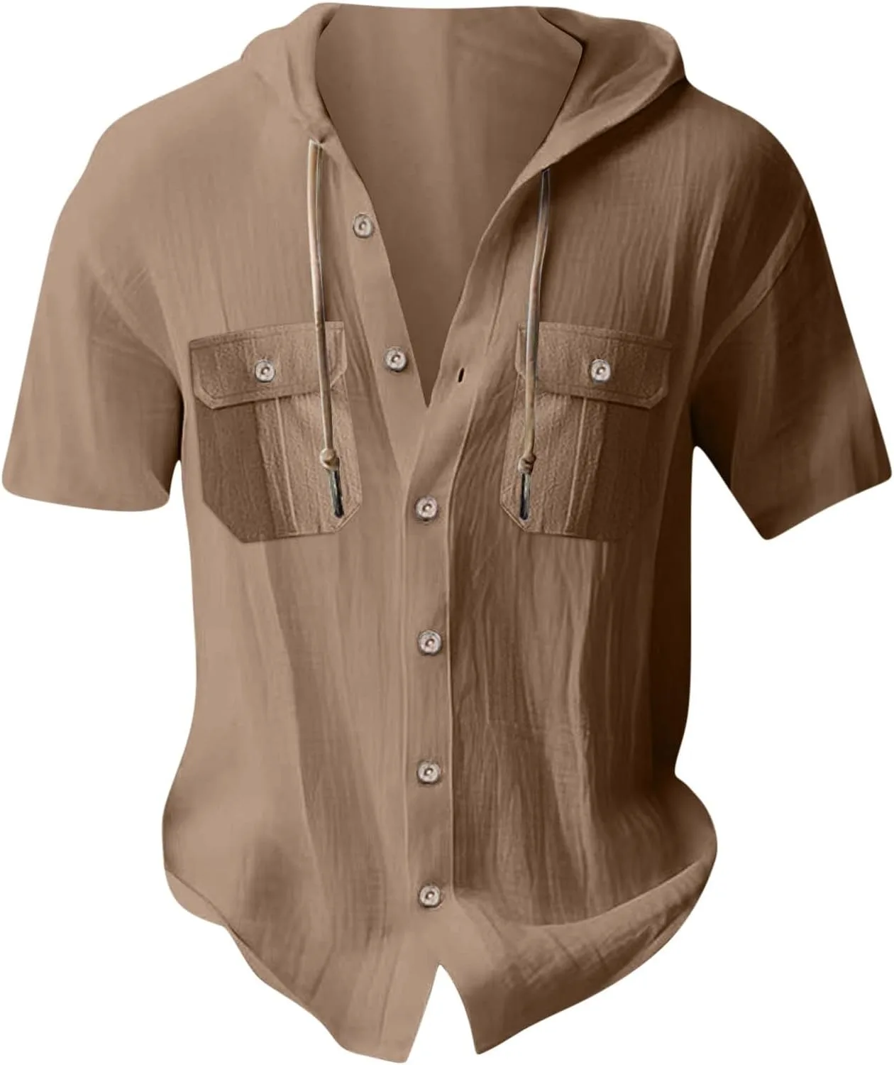 

Мужская худи-кардиган спортивного кроя на пуговицах