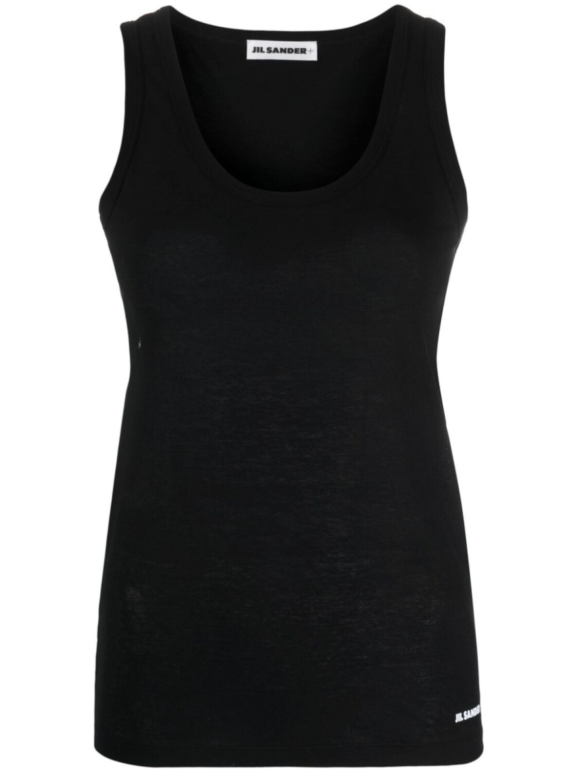 

Jil Sander топ с логотипом, черный