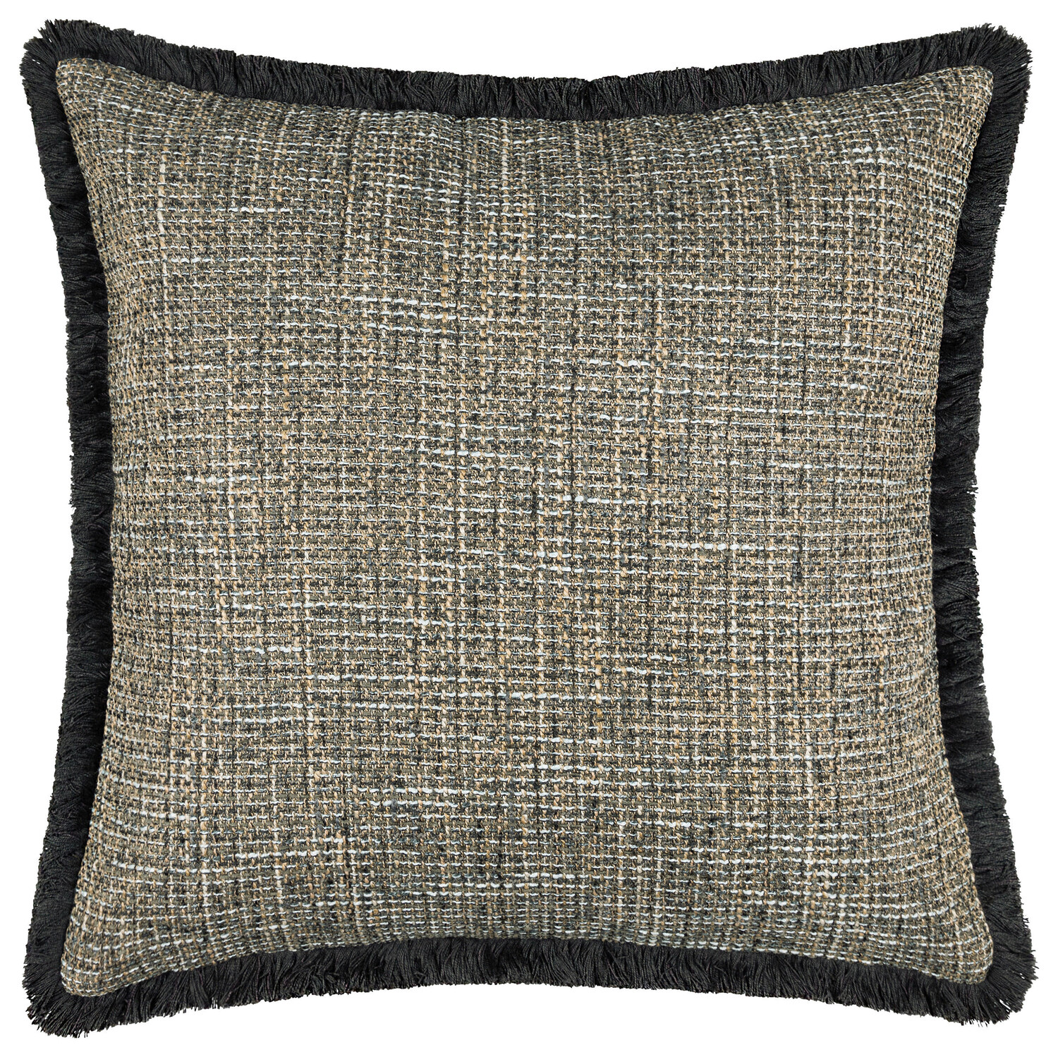 

Чехол на подушку Musterring, 50x50 см, антрацит/черный
