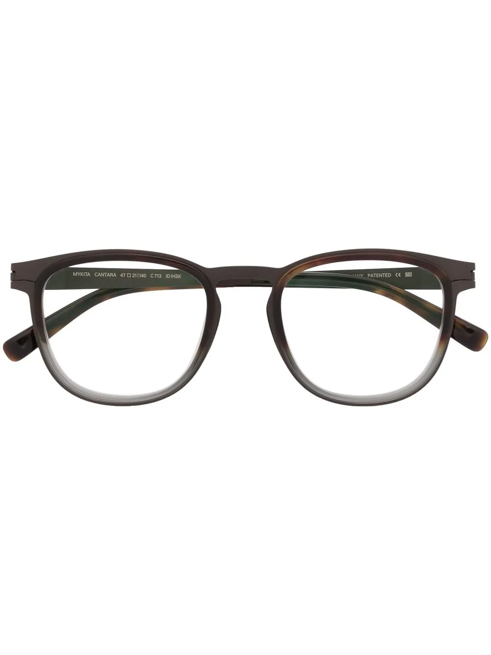 

Очки Cantara в квадратной оправе Mykita, коричневый