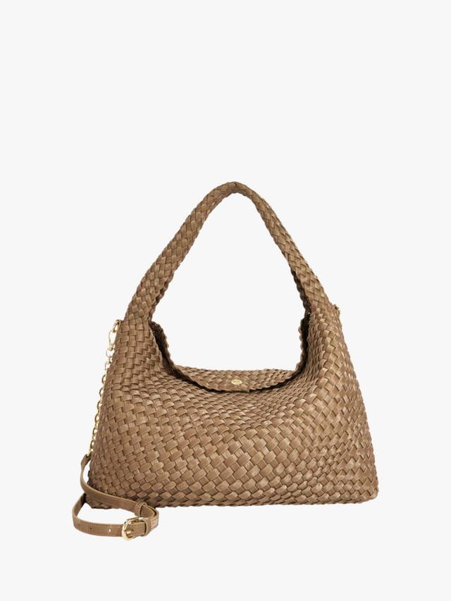 

Deliberate L плетеная сумка через плечо Dune London, Bronze