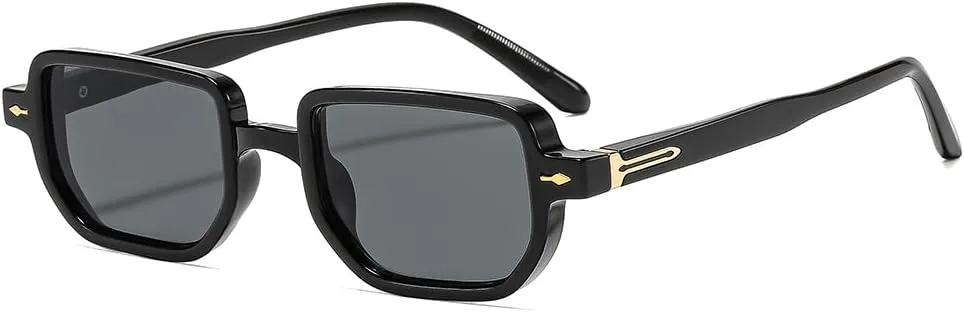 

Солнцезащитные очки для мужчин и женщин - защита UV400 - линзы с мелкими заклепками, конфетного цвета, для занятий спортом на открытом воздухе и вождения QWBSER, 1