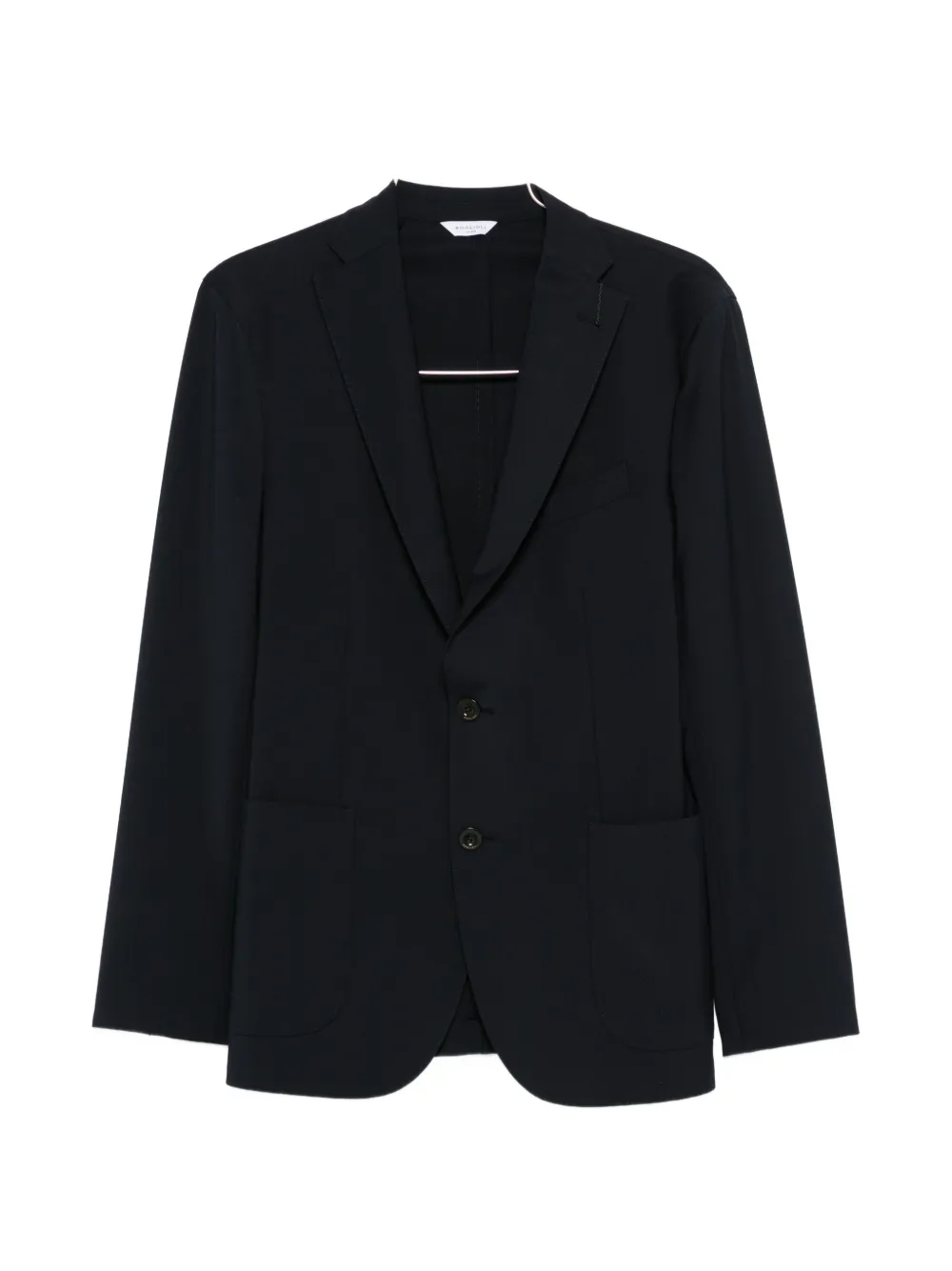 

Костюмы с лацканами с вырезом и накладными карманами Boglioli, синий