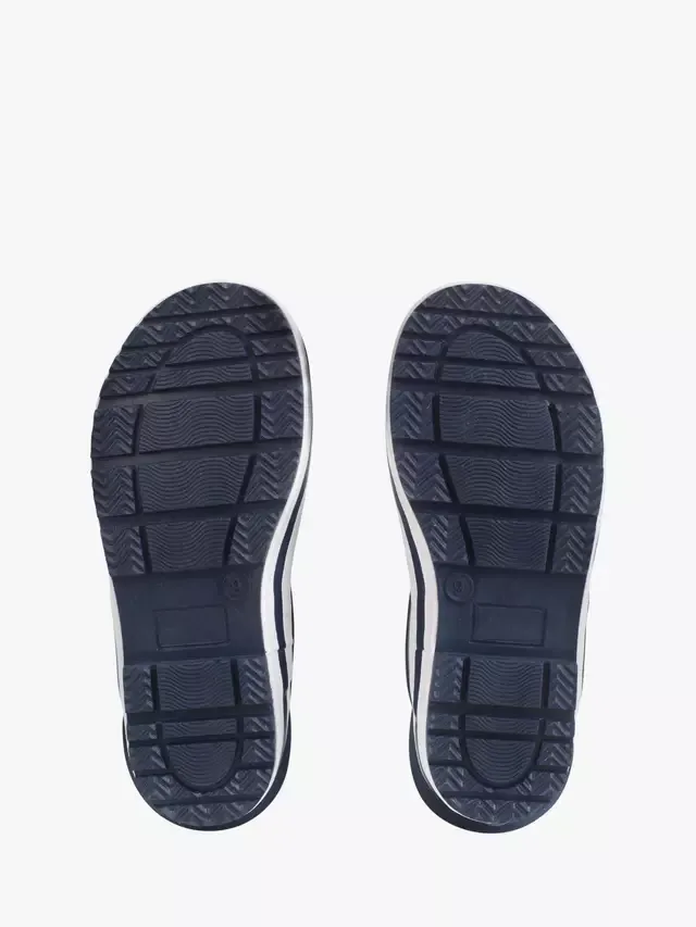 Детские резиновые сапоги Big Puddle, темно-синие в белую полоску Start-Rite — фото 4