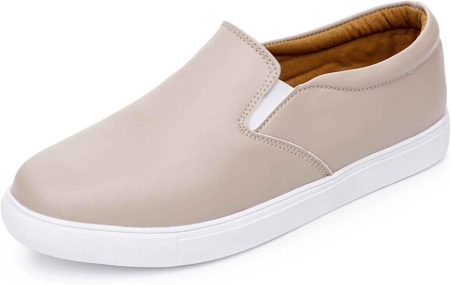 

Классические кроссовки-слипоны унисекс Cull4U, Natural Pu