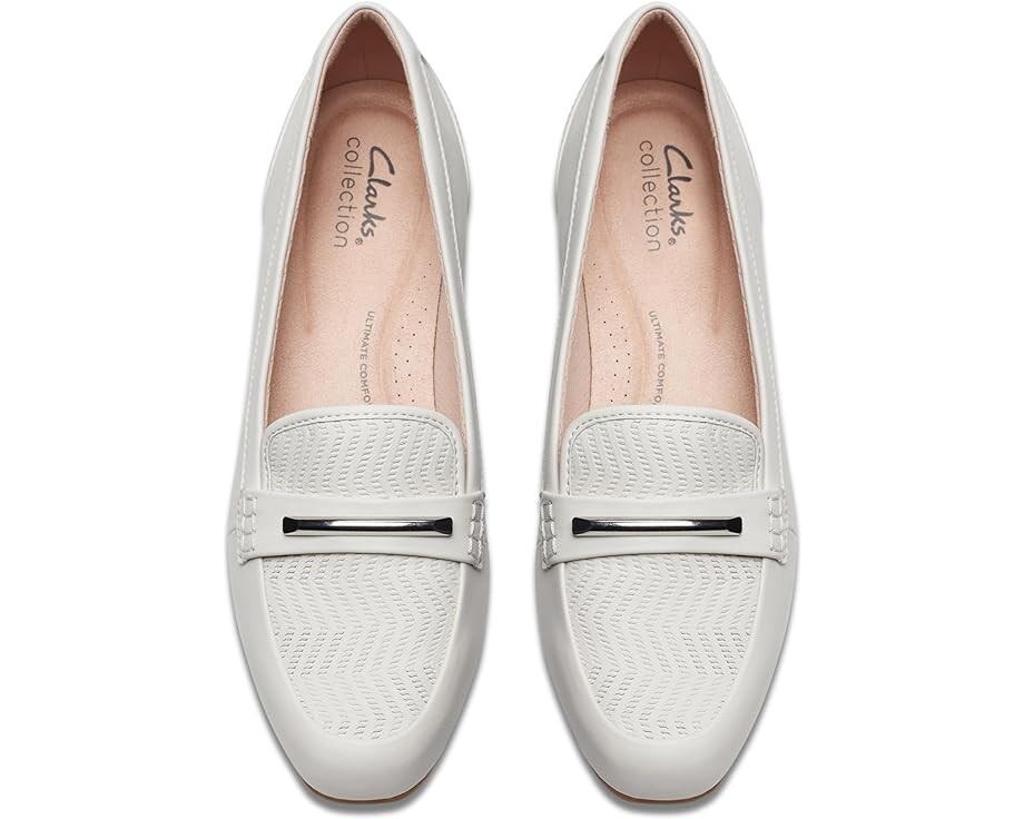 Лоферы Clarks Juliet Aster, цвет Off-White Leather — фото 2