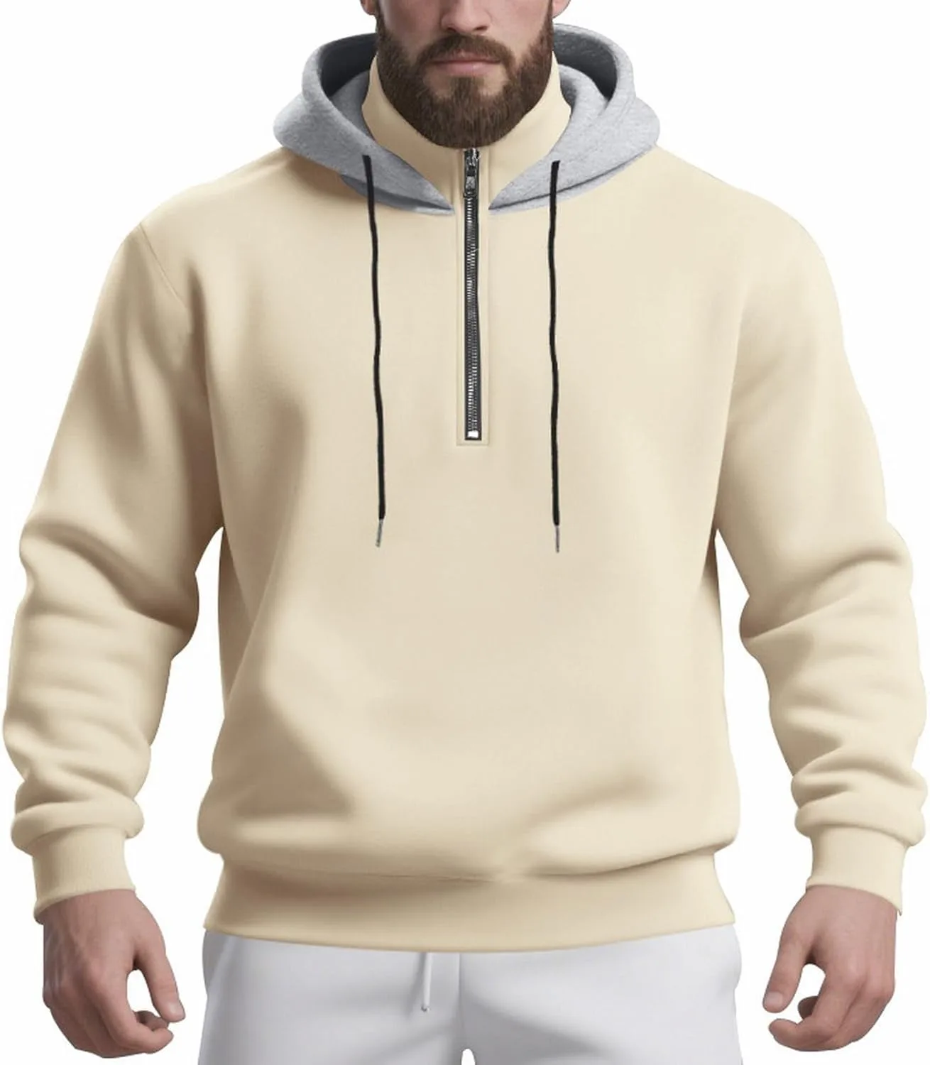 Термокофта с капюшоном Quarter Zip для мужчин — фото 2