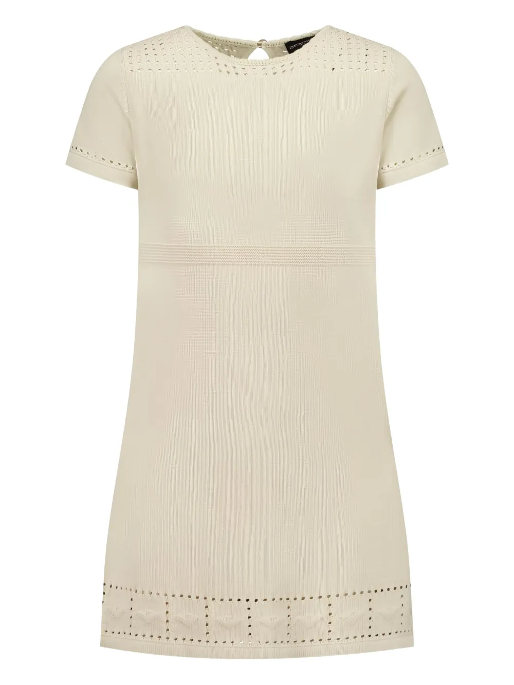 

Платье с короткими рукавами Emporio Armani Kids, нейтральный