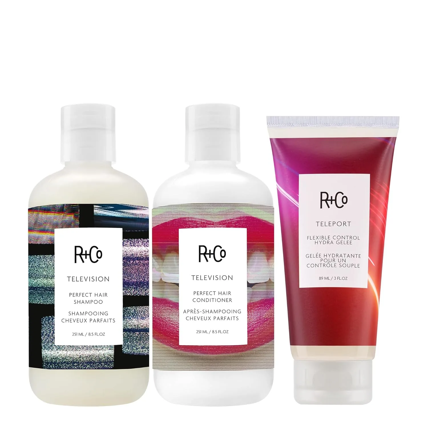 Шампунь R+Co Television Perfect Hair | Для объема, блеска и разглаживания волос всех типов | Веганский продукт, не тестируется на животных | 240 мл 227 мл (.)