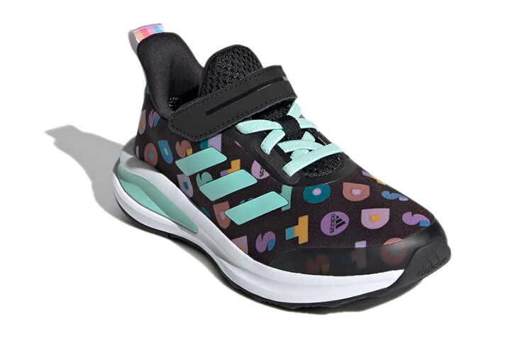 Кроссовки Lego X adidas Fortarun Kids Lifestyle Shoes PS Low-top Black/blue/white/pink — фото 2