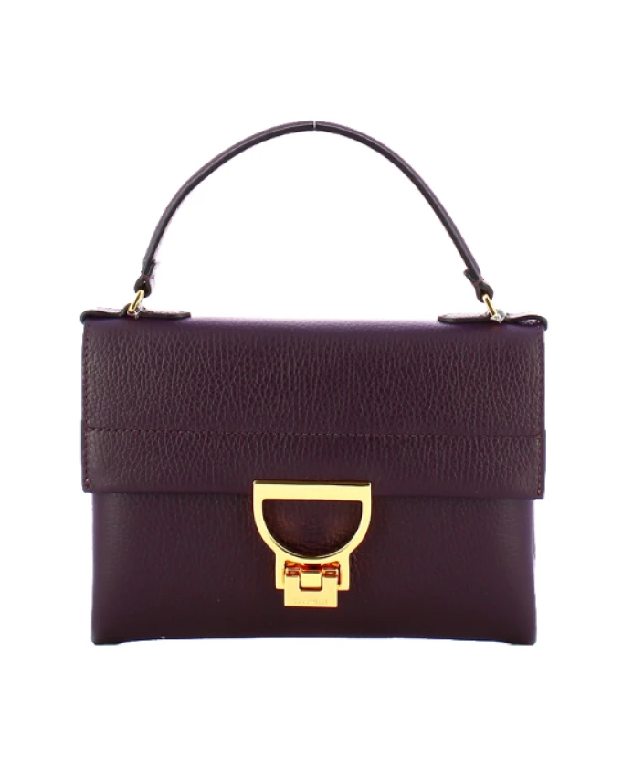 

Мягкая кожаная сумка через плечо Coccinelle, фиолетовый