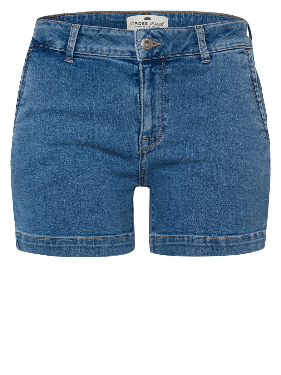 

Джинсовые шорты CROSS JEANS Regular Jeans Arya, синий деним