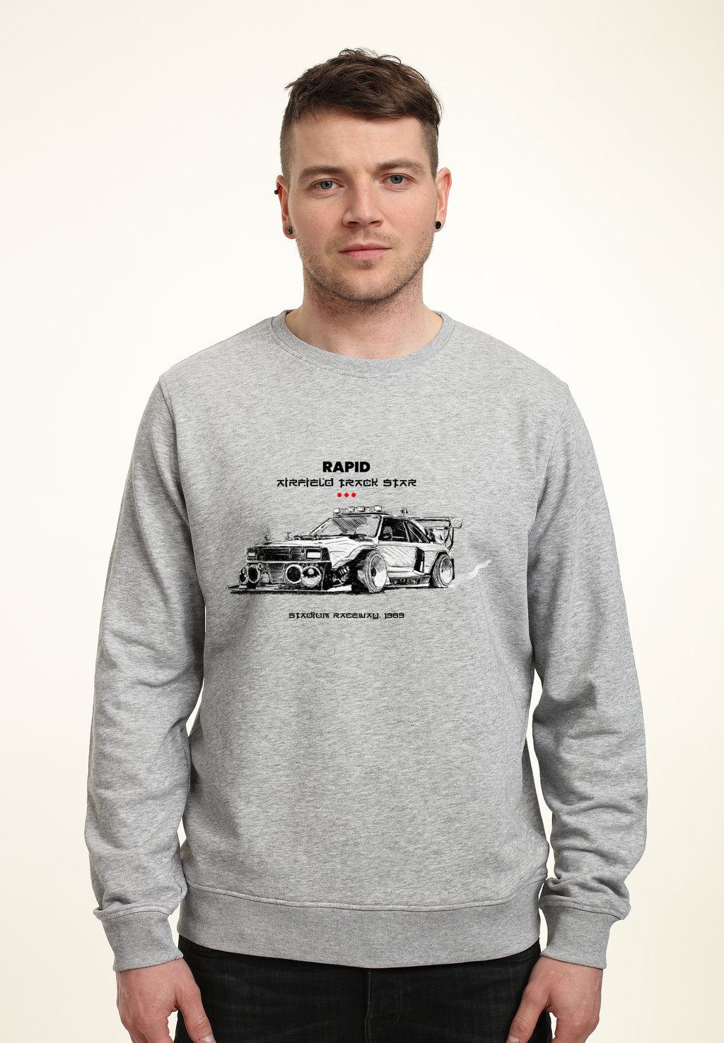 

Толстовка MATT KEELING RAPID TRACK STAR Henry Tiger, цвет Heather Grey