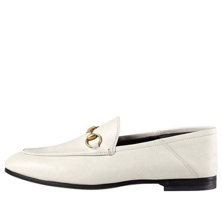 Кроссовки (WMNS) Gucci Cowhide Thick Sole Shoe White