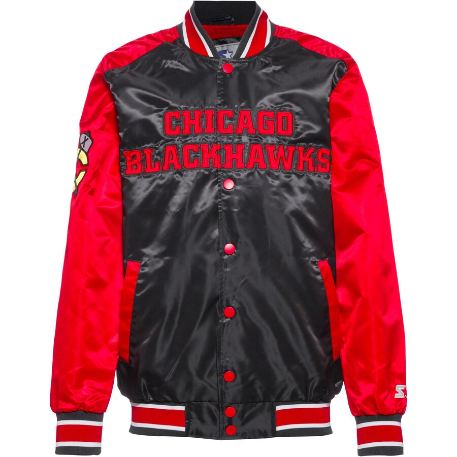 

Куртка межсезонная Starter Chicago Blackhawks, красный