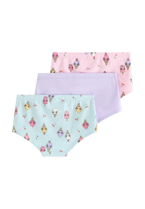 Трусы 3 шт, Lindex, icecream kawaii briefs, светло-розовый — фото 2