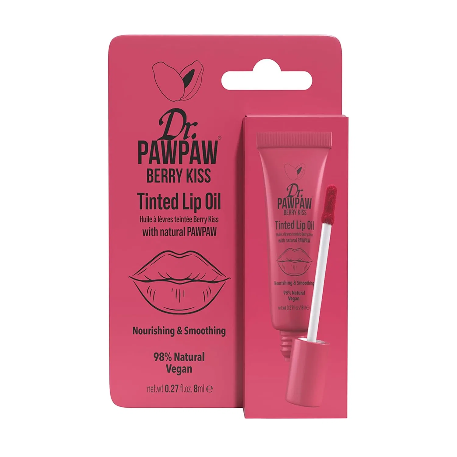 Масло для губ Dr. PAWPAW Ust Berry Kiss Oil с оттенком, 8 мл Dr. Pawpaw Original Balm