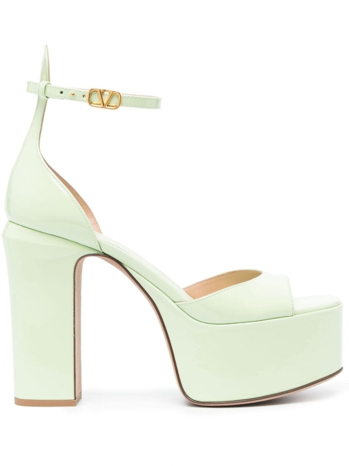 

Valentino Garavani босоножки Tan-Go 120 на платформе, зеленый
