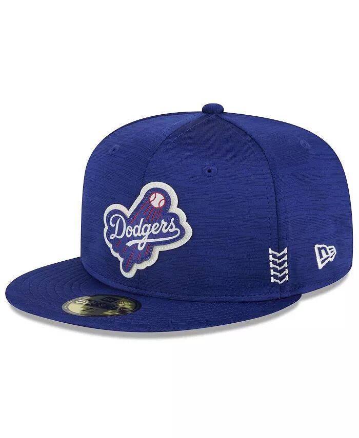 

Мужская приталенная кепка Royal Los Angeles Dodgers 2024 Clubhouse 59FIFTY New Era, синий