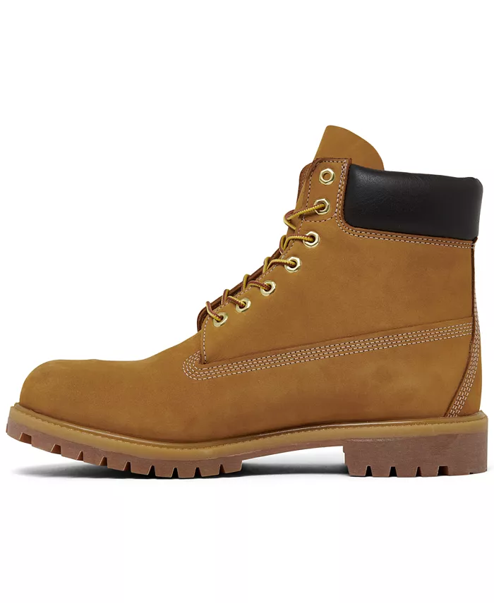 Мужские 6-дюймовые премиальные водонепроницаемые ботинки от Finish Line Timberland, черный — фото 3