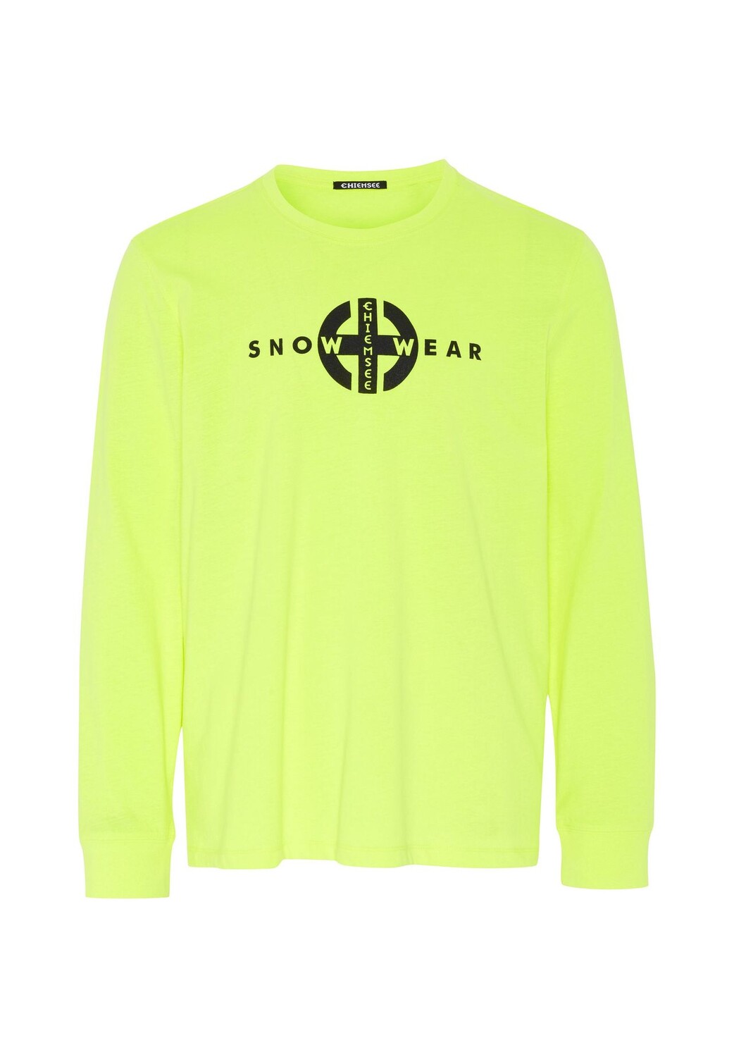 

Рубашка с длинными рукавами и надписью SNOW-WEAR CHIEMSEE, цвет Safety Yellow