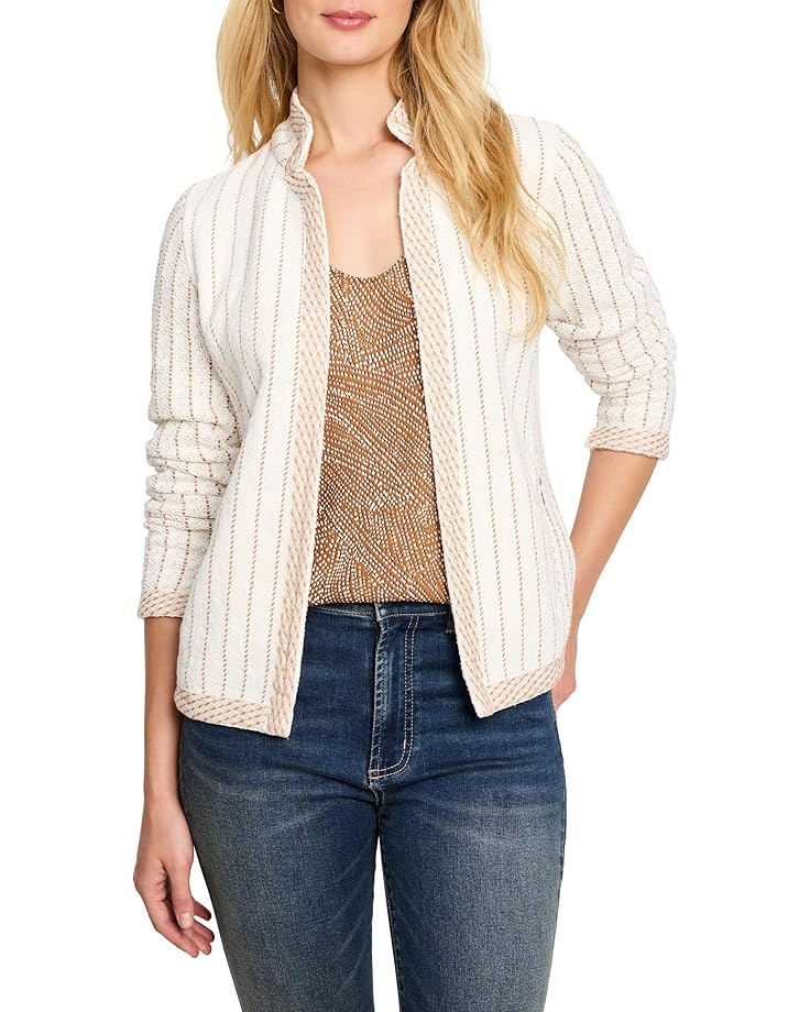 

Куртка NIC+ZOE Pinstripe Notch Collar Knit Jacket, цвет Neutral Multi
