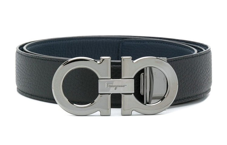 

Ferragamo Кожаный ремень мужской черный, Black