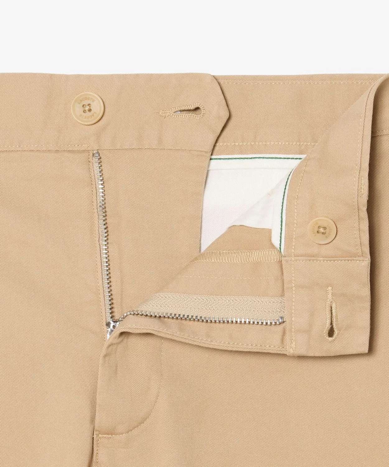 Слим-фит зауженные чинос из стрейч-хлопка, Lacoste, черный — фото 3