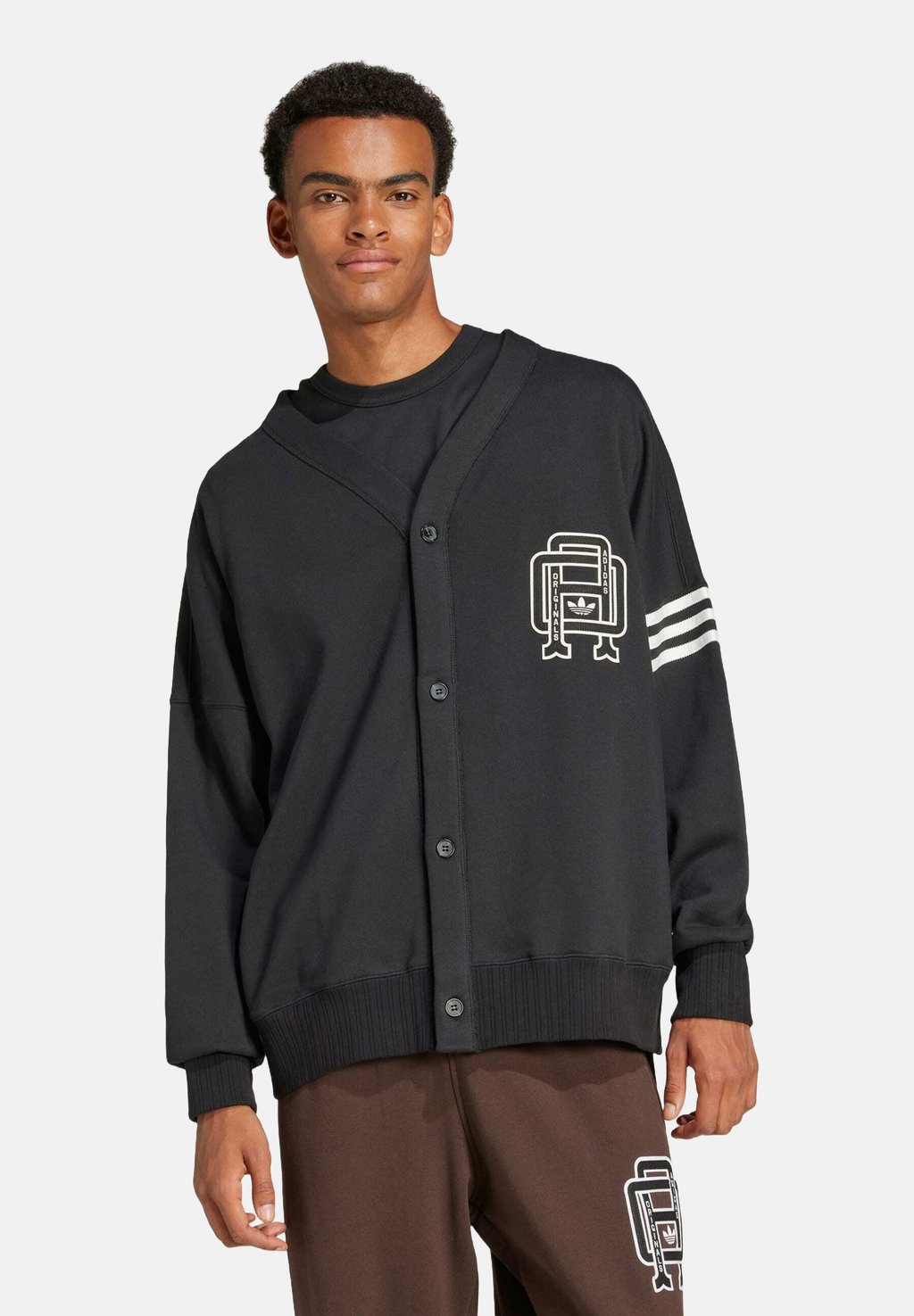 

Толстовка на молнии Adidas Originals, черный