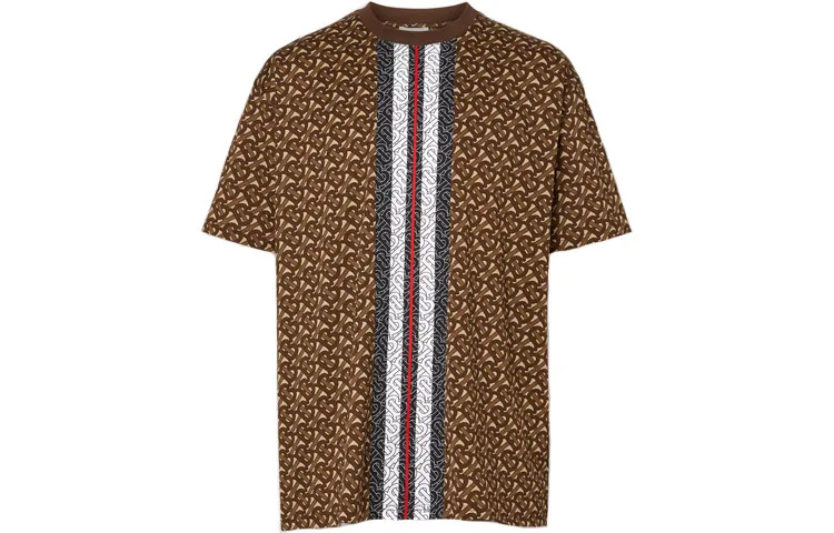 Футболка мужская Burberry Saddles коричневый