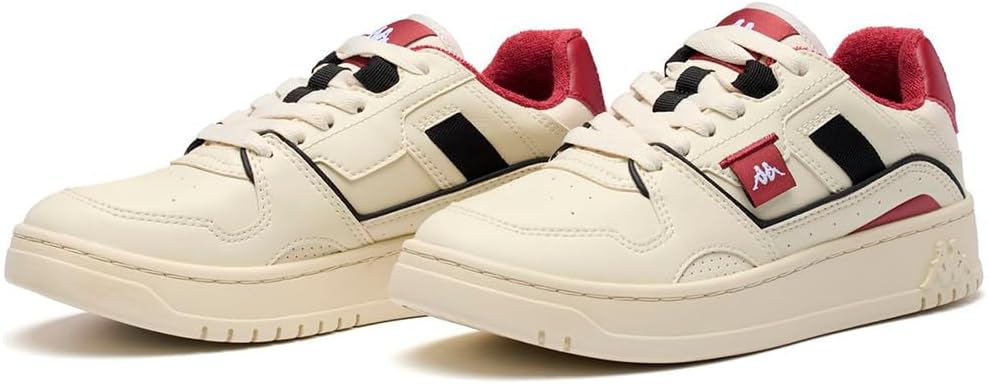 Мужские кроссовки Kappa Authentic Kai 1, белый/черный/красный/светло-белый — фото 4