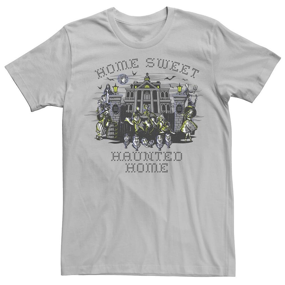

Мужская футболка с рисунком The Haunted Mansion Sweet Home Licensed Character, цвет Silver