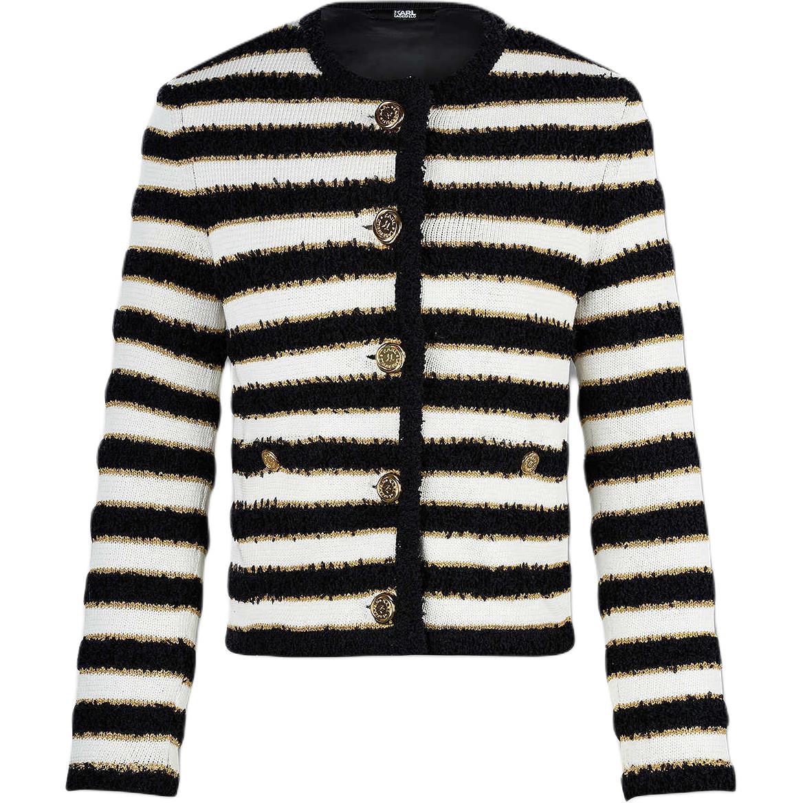 

KARL LAGERFELD / Karl Lagerfeld Jeans Топ KARL LAGERFELD для женщин черно-белый