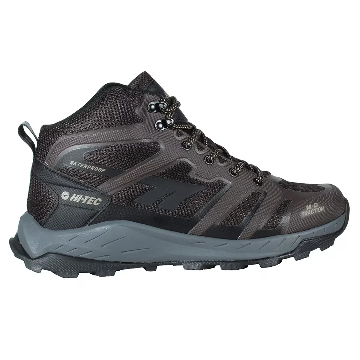 

Toubkal Mid WP Hi-Tec Мужские горные ботинки, чёрный