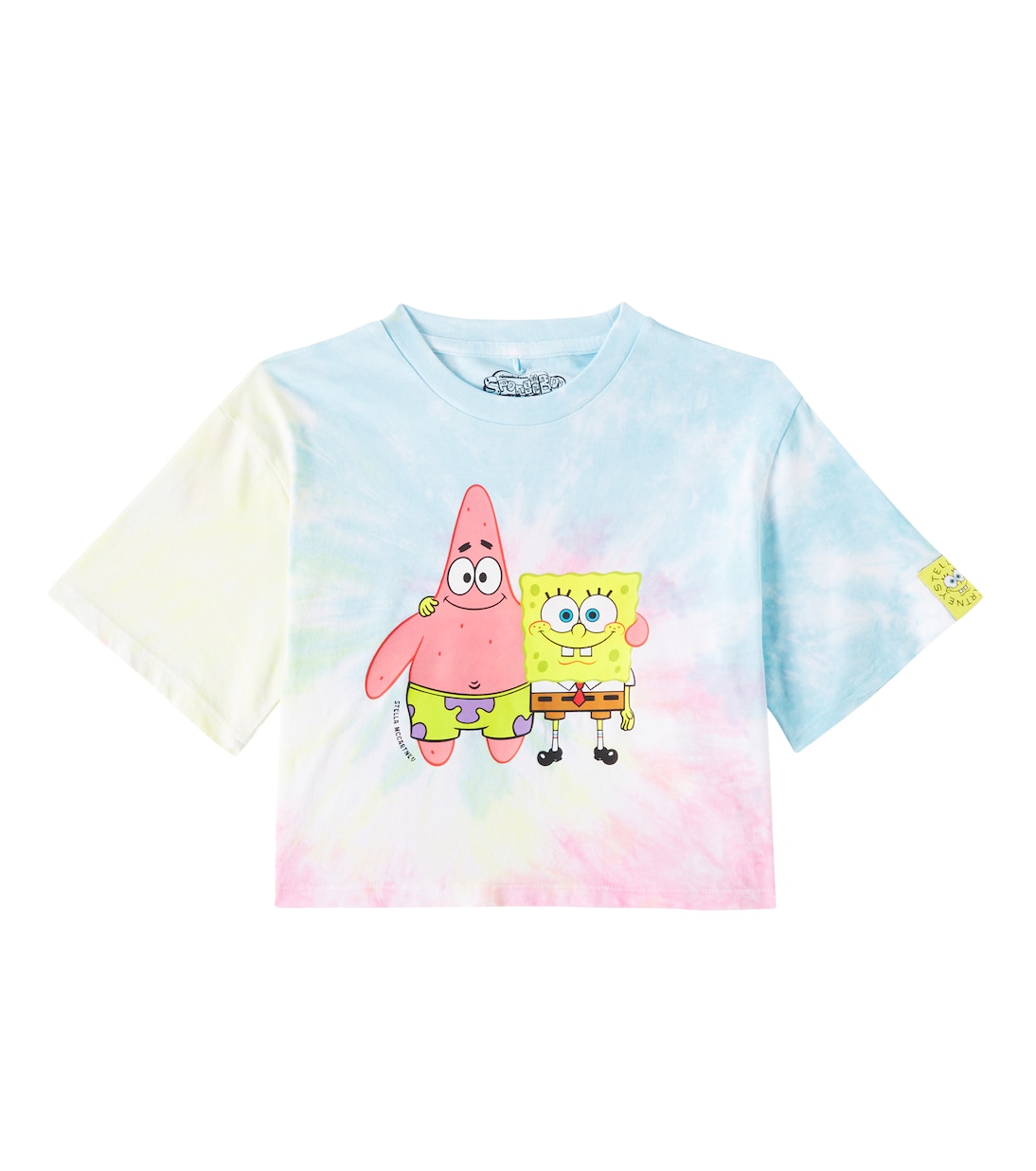 

Футболка из хлопкового джерси с принтом тай-дай Stella McCartney Kids, Colourful